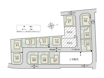 全体区画図　-