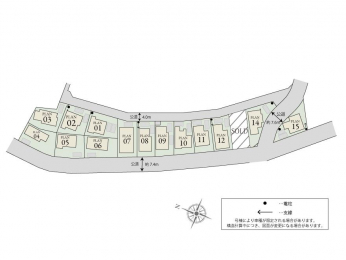 全体区画図　-