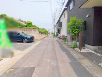 前面道路含む現地写真　-