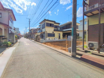 前面道路含む現地写真　-