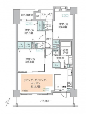 間取り図　-