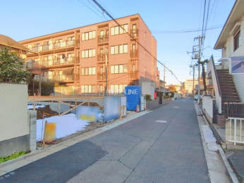 �O�ʓ��H�܂ތ��n�ʐ^�@-