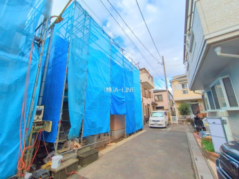 �O�ʓ��H�܂ތ��n�ʐ^�@-