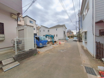 �O�ʓ��H�܂ތ��n�ʐ^�@-