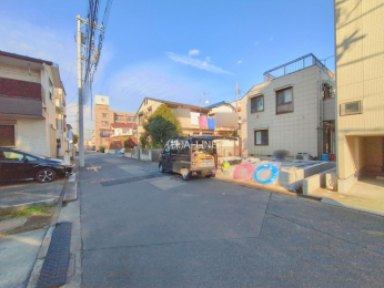 �O�ʓ��H�܂ތ��n�ʐ^�@-