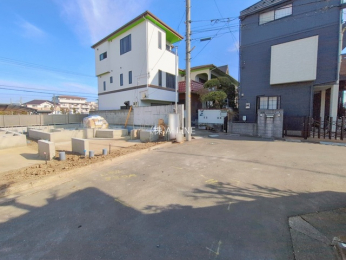 �O�ʓ��H�܂ތ��n�ʐ^�@-