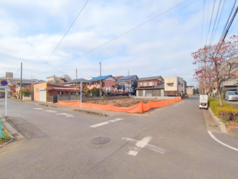 �O�ʓ��H�܂ތ��n�ʐ^�@-