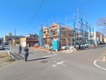 �O�ʓ��H�܂ތ��n�ʐ^�@-