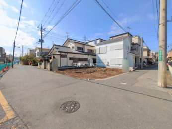 �O�ʓ��H�܂ތ��n�ʐ^�@-