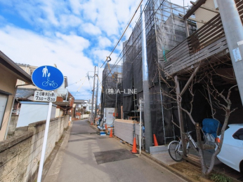 �O�ʓ��H�܂ތ��n�ʐ^�@-