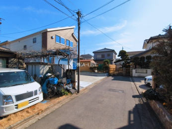 �O�ʓ��H�܂ތ��n�ʐ^�@-