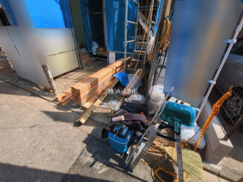 �O�ʓ��H�܂ތ��n�ʐ^�@-