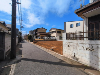 �O�ʓ��H�܂ތ��n�ʐ^�@-