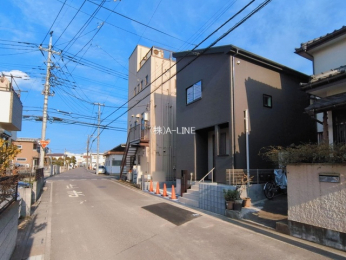 �O�ʓ��H�܂ތ��n�ʐ^�@-