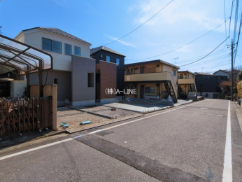 �O�ʓ��H�܂ތ��n�ʐ^�@-