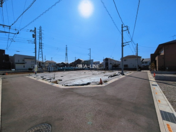 �O�ʓ��H�܂ތ��n�ʐ^�@-