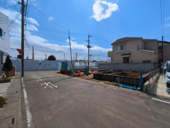 �O�ʓ��H�܂ތ��n�ʐ^�@-