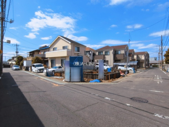 �O�ʓ��H�܂ތ��n�ʐ^�@-