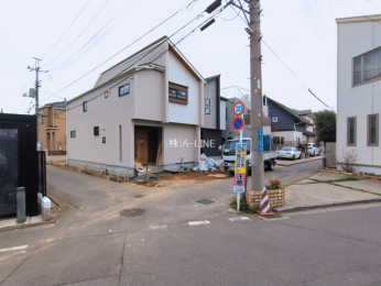 �O�ʓ��H�܂ތ��n�ʐ^�@-