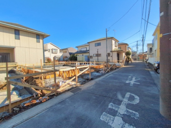 �O�ʓ��H�܂ތ��n�ʐ^�@-