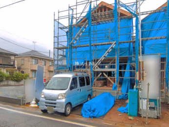 �O�ʓ��H�܂ތ��n�ʐ^�@-