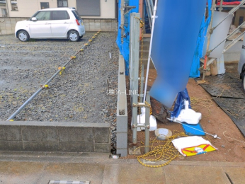 �O�ʓ��H�܂ތ��n�ʐ^�@-