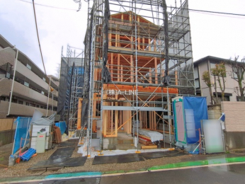 �O�ʓ��H�܂ތ��n�ʐ^�@-