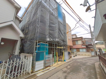 �O�ʓ��H�܂ތ��n�ʐ^�@-