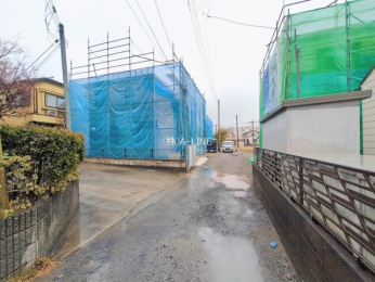 �O�ʓ��H�܂ތ��n�ʐ^�@-