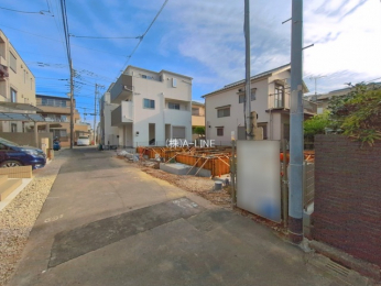 �O�ʓ��H�܂ތ��n�ʐ^�@-