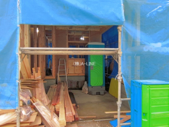 �O�ʓ��H�܂ތ��n�ʐ^�@-