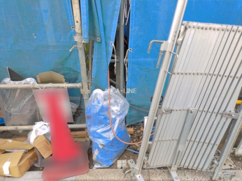 �O�ʓ��H�܂ތ��n�ʐ^�@-