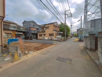 �O�ʓ��H�܂ތ��n�ʐ^�@-