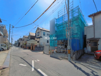 �O�ʓ��H�܂ތ��n�ʐ^�@-