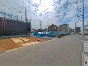 �O�ʓ��H�܂ތ��n�ʐ^�@-