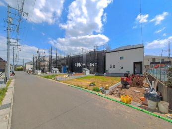 �O�ʓ��H�܂ތ��n�ʐ^�@-