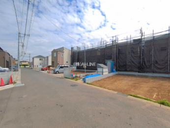 �O�ʓ��H�܂ތ��n�ʐ^�@-