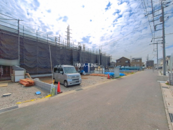 �O�ʓ��H�܂ތ��n�ʐ^�@-