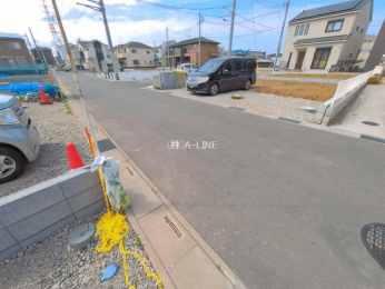 �O�ʓ��H�܂ތ��n�ʐ^�@-