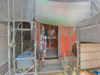 �O�ʓ��H�܂ތ��n�ʐ^�@-