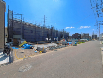 �O�ʓ��H�܂ތ��n�ʐ^�@-