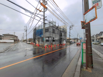 �O�ʓ��H�܂ތ��n�ʐ^�@-