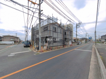 �O�ʓ��H�܂ތ��n�ʐ^�@-