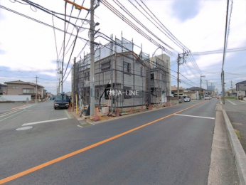 �O�ʓ��H�܂ތ��n�ʐ^�@-