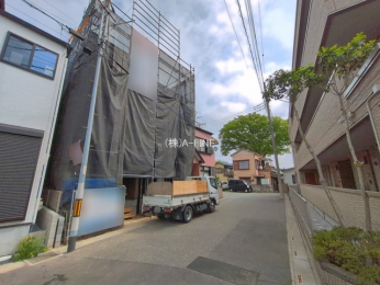 �O�ʓ��H�܂ތ��n�ʐ^�@-