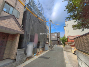 �O�ʓ��H�܂ތ��n�ʐ^�@-