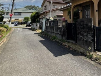 �O�ʓ��H�܂ތ��n�ʐ^�@-