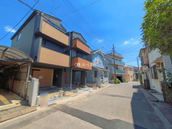 �O�ʓ��H�܂ތ��n�ʐ^�@-