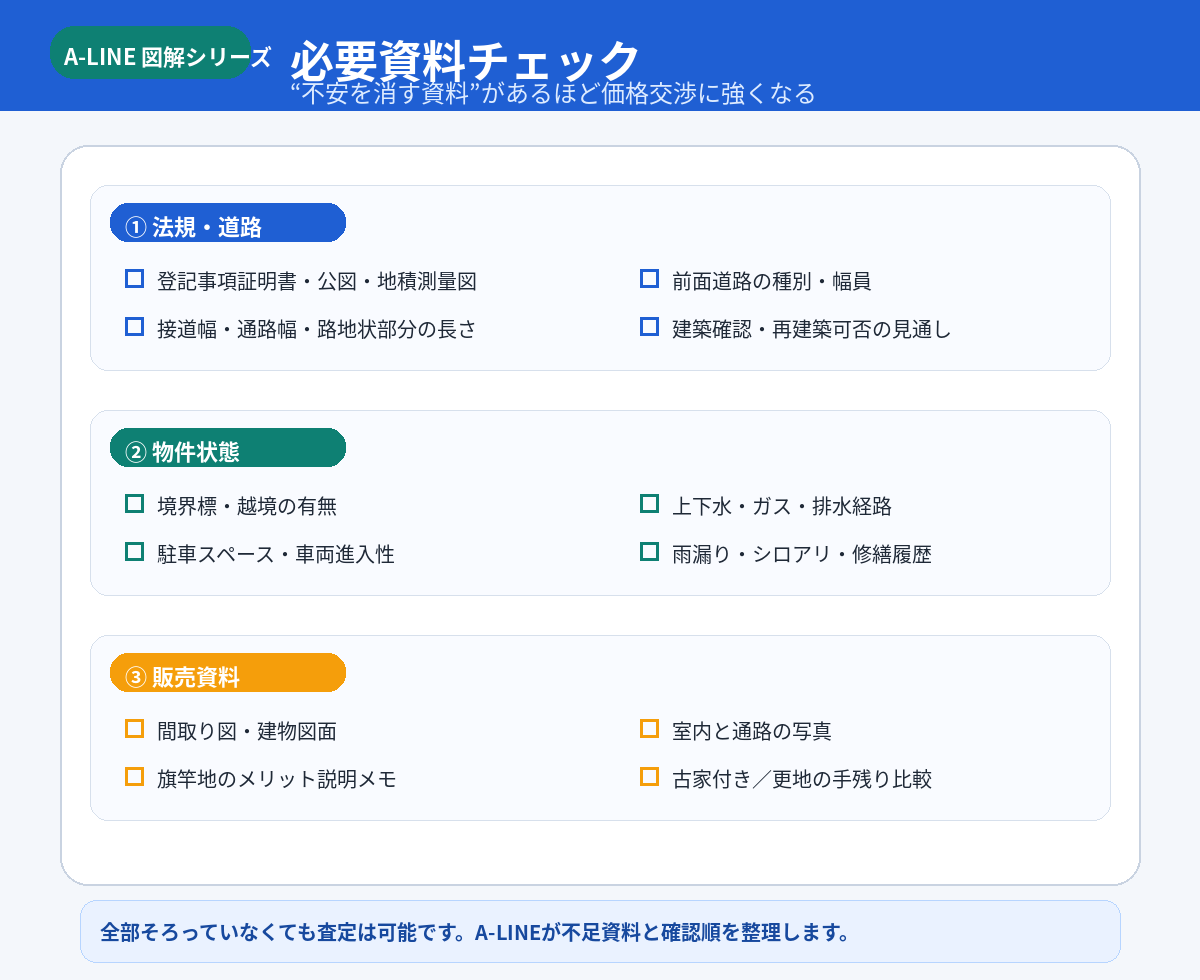 必要資料チェック