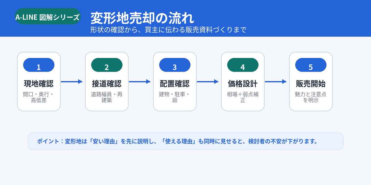 変形地売却の流れ